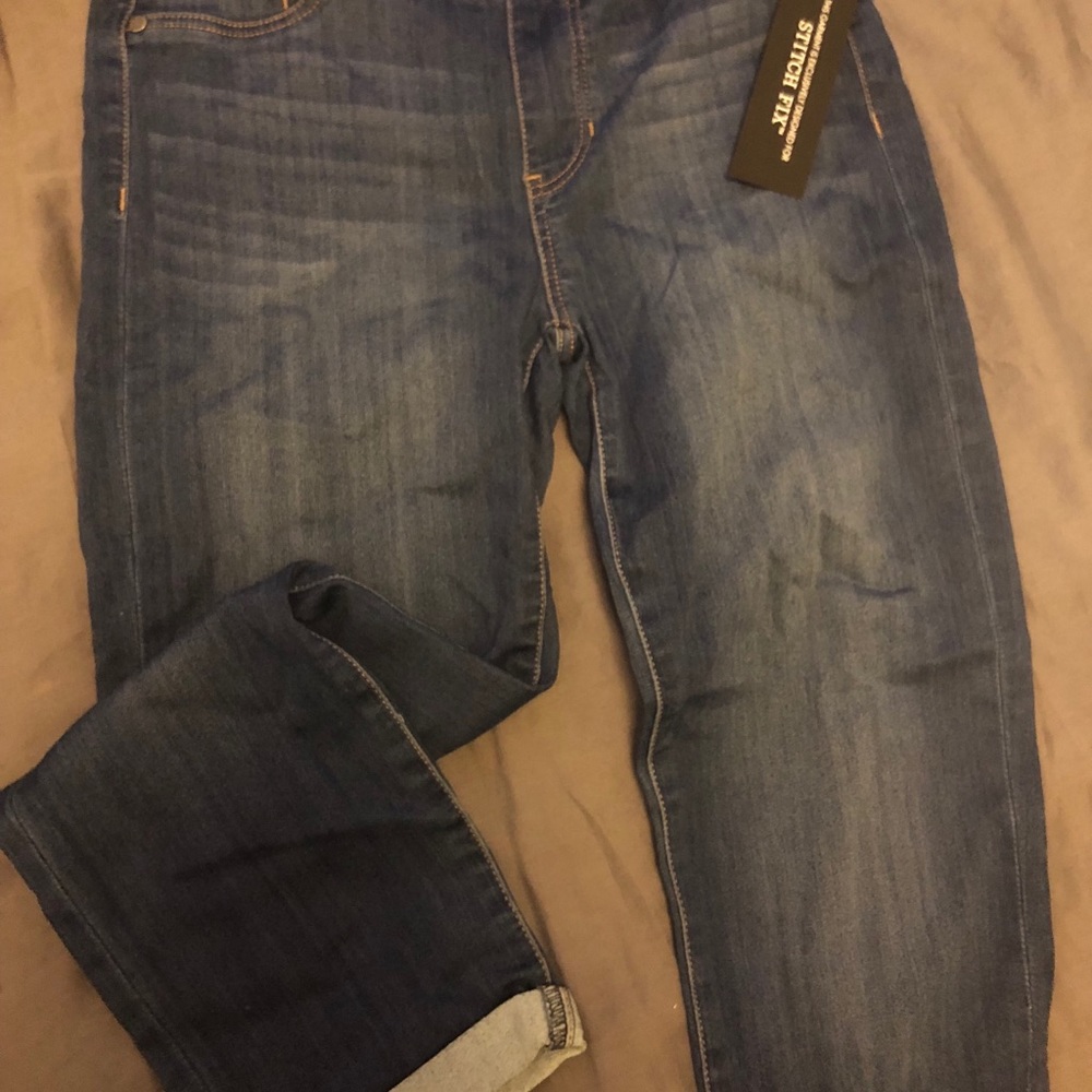 Cropped jeans